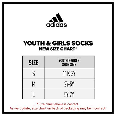 Girls adidas 6-Pack Superlite 3.0 No Show Socks