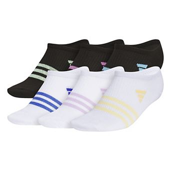 Girls adidas 6-Pack Superlite 3.0 No Show Socks