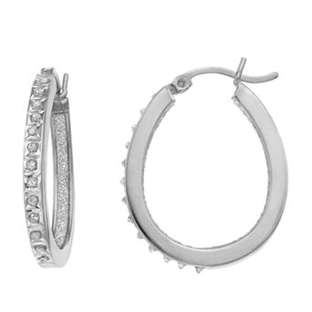 Diamond Mystique 18k Gold Over Sterling Silver Diamond Accent Pear-Shaped Earrings