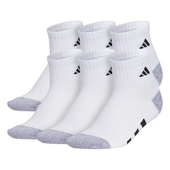 Boys adidas 6 pk Quarter Socks