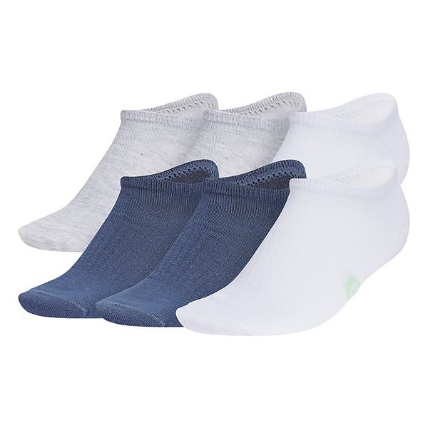 Boys adidas 6Pack Superlite Classic NoShow Socks