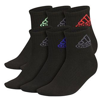 Boys adidas 6-Pack Superlite Classic Quarter Socks