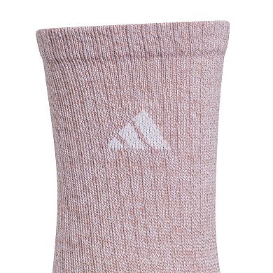 Girl's adidas 6-Pack Athletic Cushioned Crew Socks