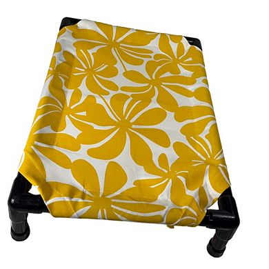 Truman + Teddy (Pinwheel) Easy-to-clean Handcrafted Elevated, Cot-Style Dog Bed 