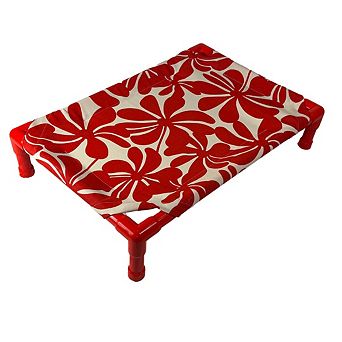 Truman + Teddy (Pinwheel) Easy-to-clean Handcrafted Elevated, Cot-Style Dog Bed