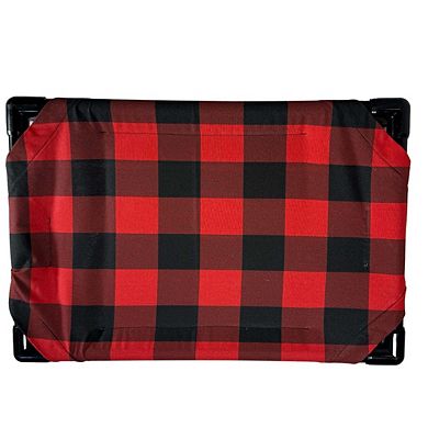 Truman + Teddy (Cabin Vibes) Easy-to-clean Handcrafted Elevated, Cot-Style Dog Bed 