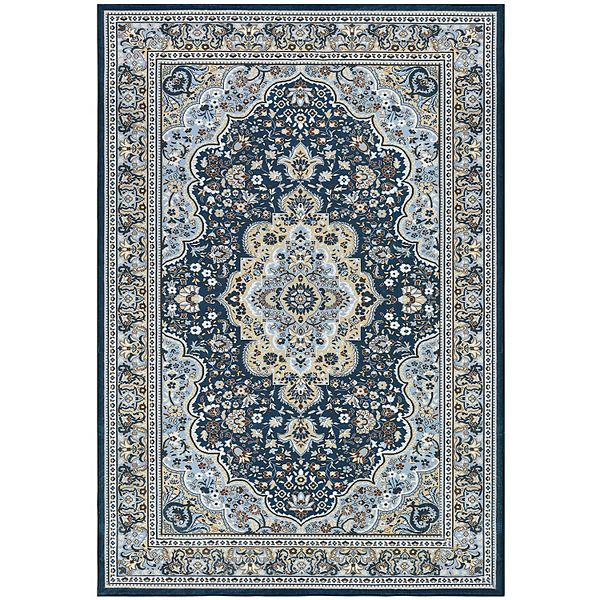 Glowsol Modern Abstract Area Rug Living Room Geometric Rug Nonslip Carpet