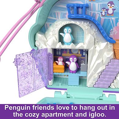 Polly Pocket Snow Sweet Penguin Compact Dolls And Playset Toy