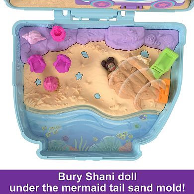 Polly Pocket Seaside Puppy Ride Compact Dolls And Playset Toy