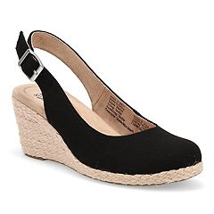 Kohls store black wedges