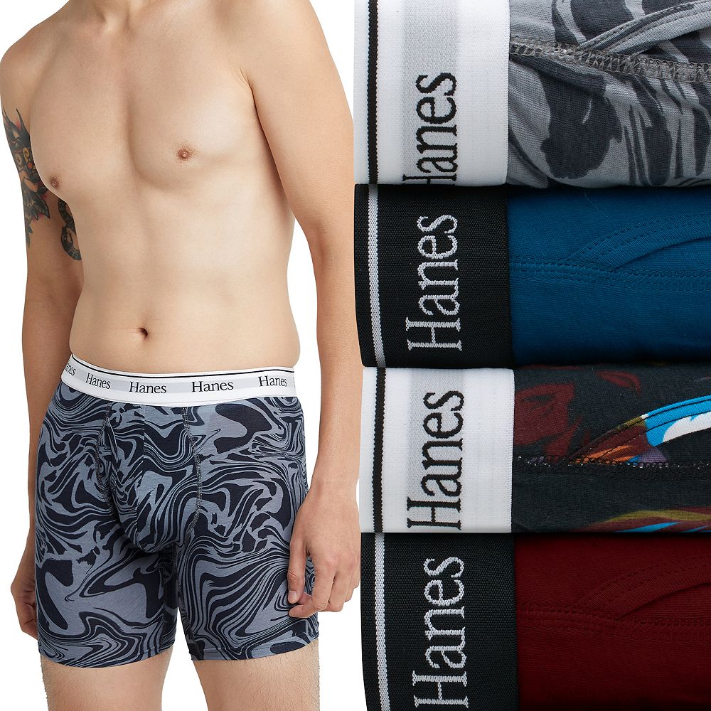 Men's Hanes® Originals Ultimate Boxer Briefs 3-Pack + 1 Bonus Pack