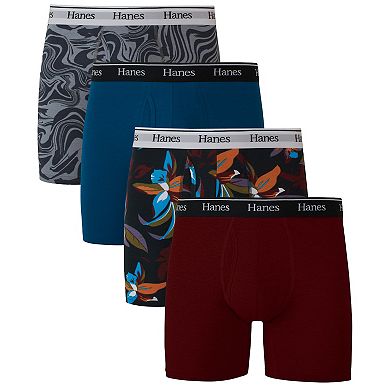 Men's Hanes® Originals Ultimate Boxer Briefs 3-Pack + 1 Bonus Pack