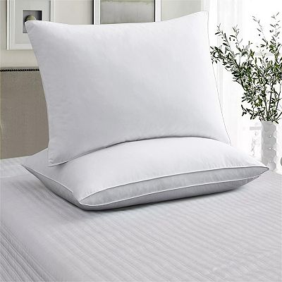 Columbia luxury white feather performance pillow sale
