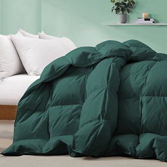 Unikome Luxurious 100% Soft Cotton White Goose Down Comforter, All Season Down Feather Duvet Insert