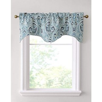 HLC.me Paris Paisley Scalloped Valance - Single Valance