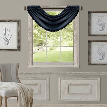 Elrene Home Fashions All Seasons Waterfall Window Valance, 52"x36"