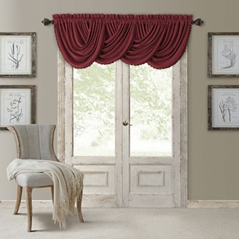 Elrene Home Fashions All Seasons Waterfall Window Valance, 52"x36"