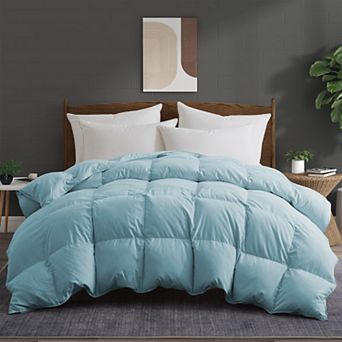 Unikome 360TC All Season White Goose Down and Feather Fiber Comforter
