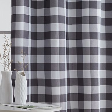 HLC.me Andersen Buffalo 100% Complete Blackout Thermal Insulated Grommet Curtain Drapes, Set of 2