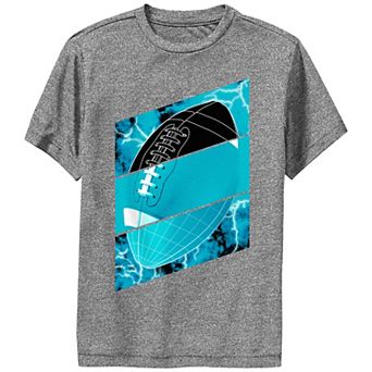 Boys Three Print Football Graphic Tee
