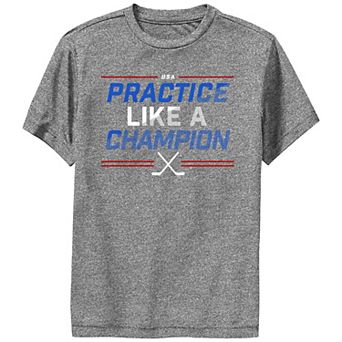 Boys Hockey Practice Like A Champion Graphic Tee