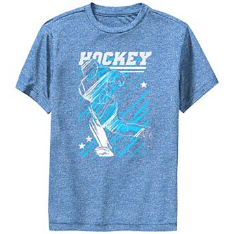 Boys Hockey Ice Player Graphic Tee