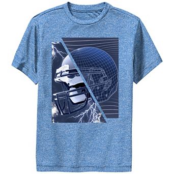 Boys 6-20 Football Helmet Blueprint Graphic Tee