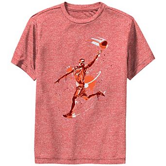 Boys 6-20 Kid Playing Basketball Graphic Tee