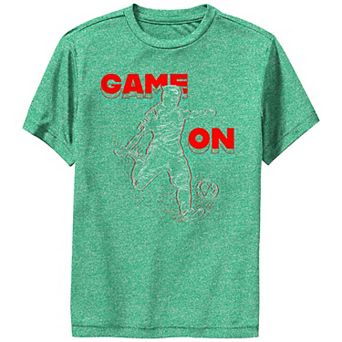 Boys 6-20 Soccer Player Game On Graphic Tee