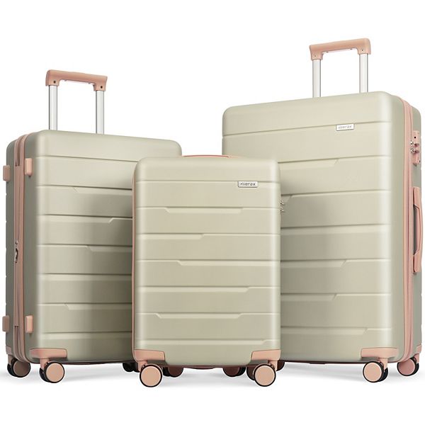 Merax Luggage Sets 3 Piece Suitcase Set