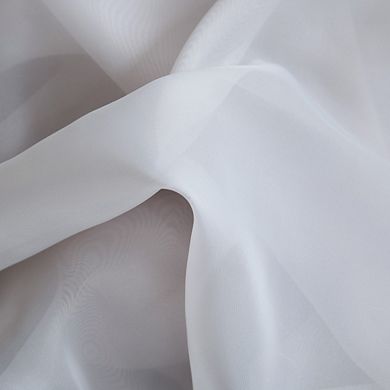 HLC.me Sheer Voile Tab Top Window Curtain Panels for Living room & Bedroom, Set of 2 panels