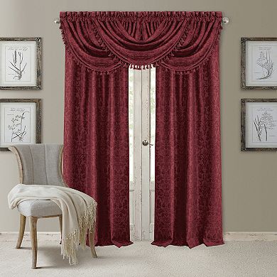 Elrene Home Fashions Antonia Waterfall Tassel Window Valance