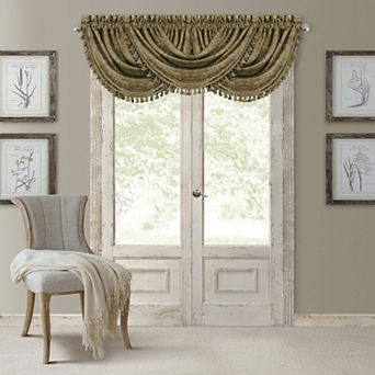 Elrene Home Fashions Antonia Waterfall Tassel Window Valance