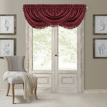 Elrene Home Fashions Antonia Waterfall Tassel Window Valance