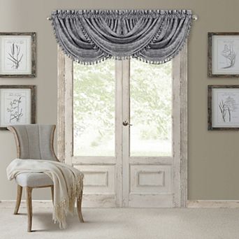 Elrene Home Fashions Antonia Waterfall Tassel Window Valance