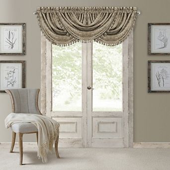 Elrene Home Fashions Antonia Waterfall Tassel Window Valance