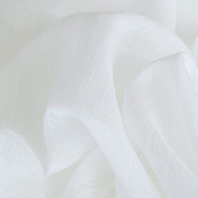 HLC.me One Panel Wide Sheer Voile Grommet Curtain Panel for Sliding Patio Doors - 100" inches wide