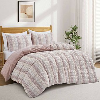Unikome Ultra Soft Duvet Cover Set with Pillow Shams, Hidden Zipper Close