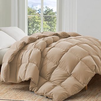 Unikome Nature Goose Down Feather Medium Weight Comforter