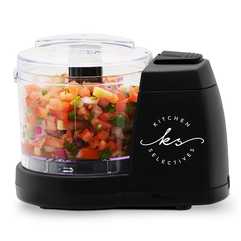 Kitchen Selectives Mini Chopper  Black  1.5 cups