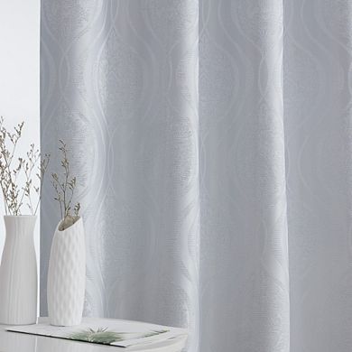HLC.me Montero 100% Complete Blackout Total Privacy Grommet Window Treatment Curtains - Set Of 2