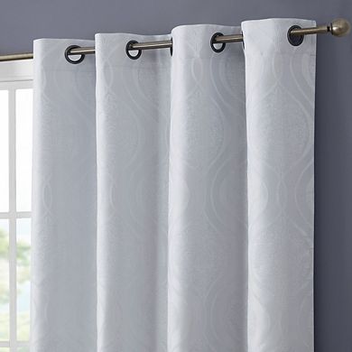 HLC.me Montero 100% Complete Blackout Total Privacy Grommet Window Treatment Curtains - Set Of 2