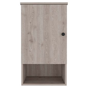 Alaska Medicine Cabinet, With Three Storage Shelves, Single Door Cabinet