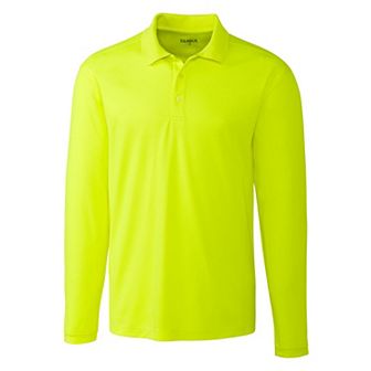Clique Spin Eco Performance Pique Long Sleeve Mens Polo