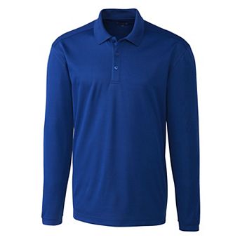 Clique Spin Eco Performance Pique Long Sleeve Mens Polo