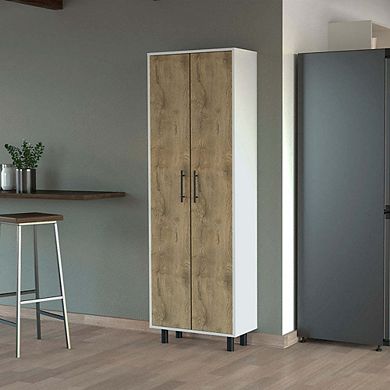 Oklahoma Tall Pantry Cabinet, Cupboard Storage Organizer with 5-Shelf