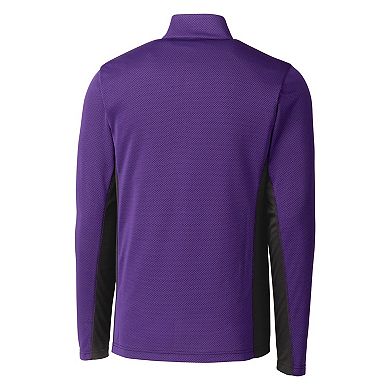Clique Ice Pique Colorblock Mens Half Zip Pullover