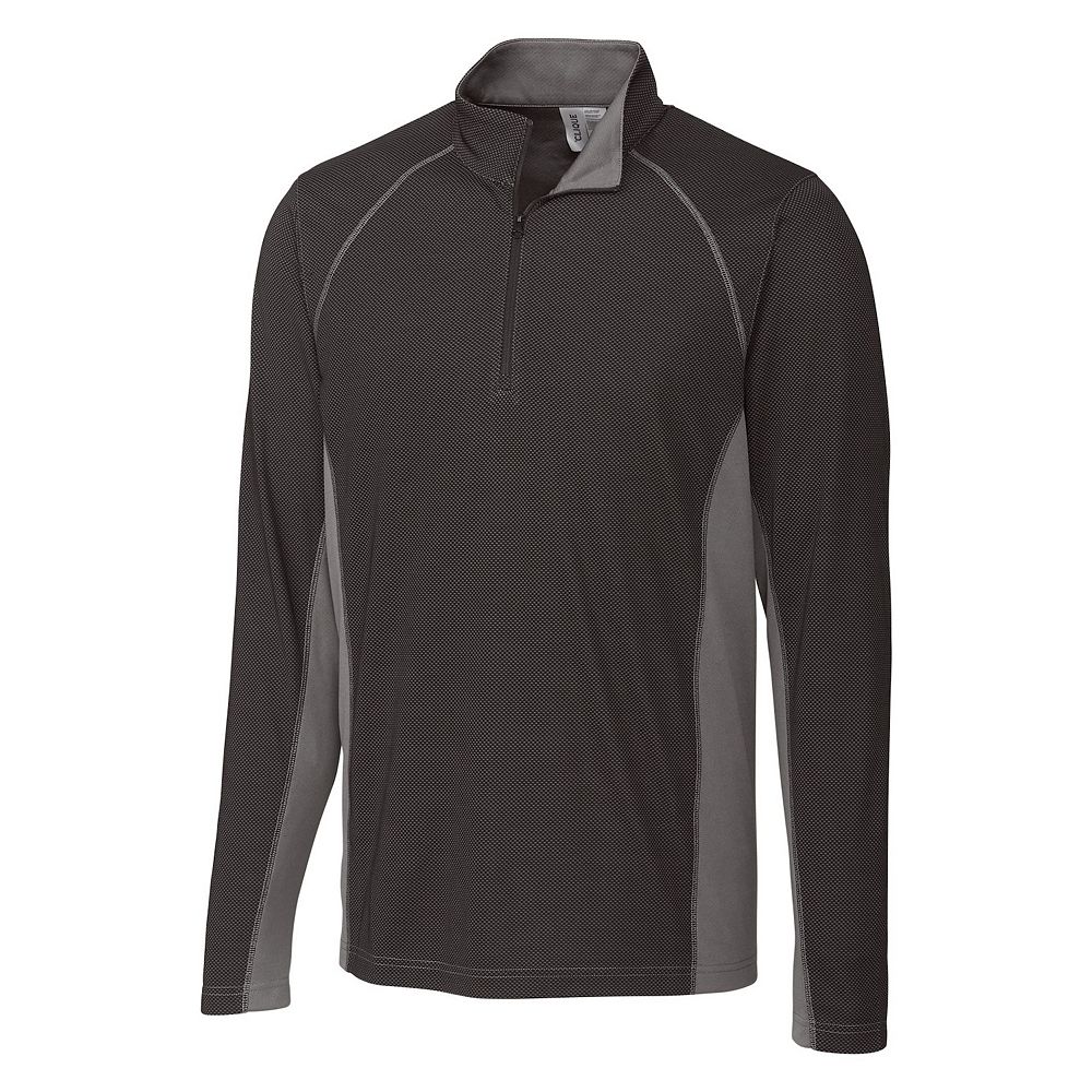 Clique Ice Pique Colorblock Mens Half Zip Pullover