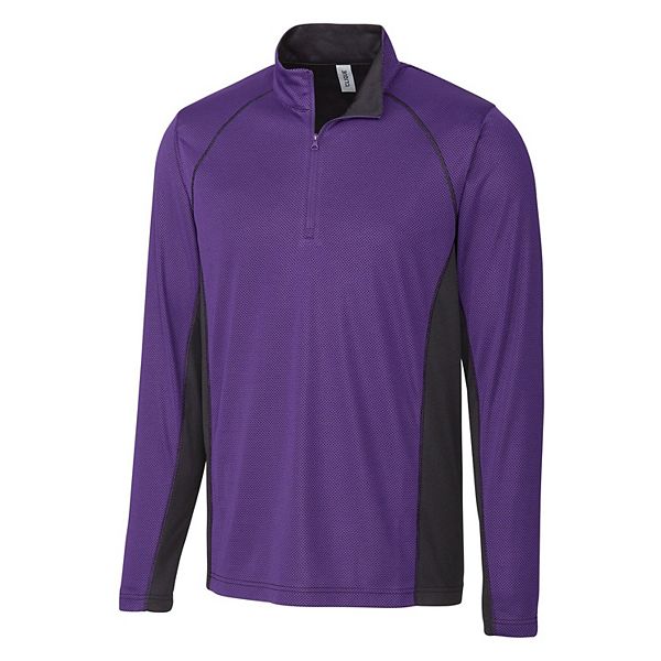 Clique Ice Pique Colorblock Mens Half Zip Pullover