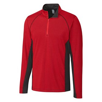 Clique Ice Pique Colorblock Mens Half Zip Pullover